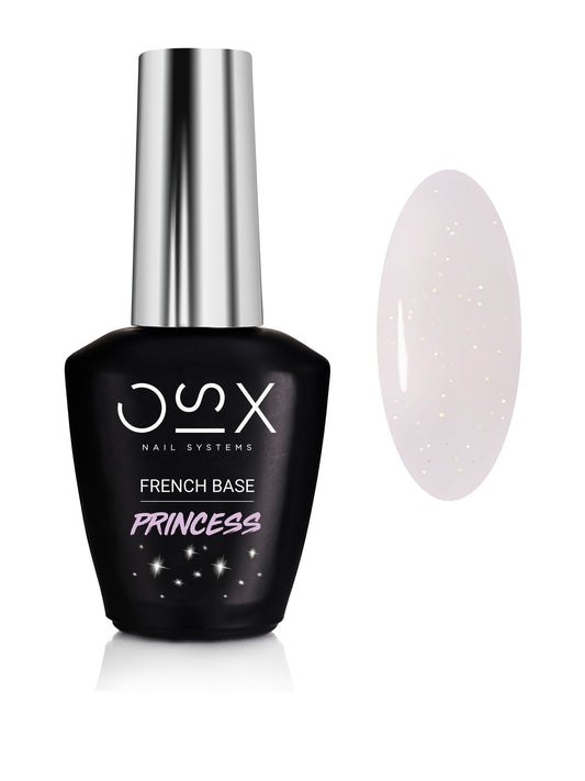 Princess French Base - Blizgi maskuojanti bazė 12ml